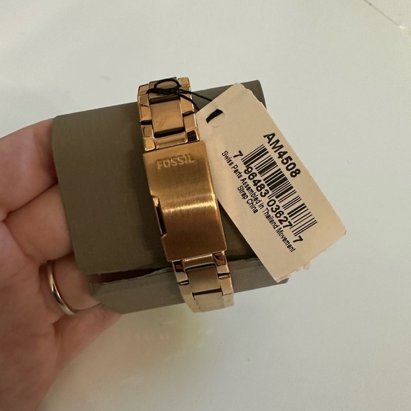 Colleague Rose-Tone Stainless Steel Watch